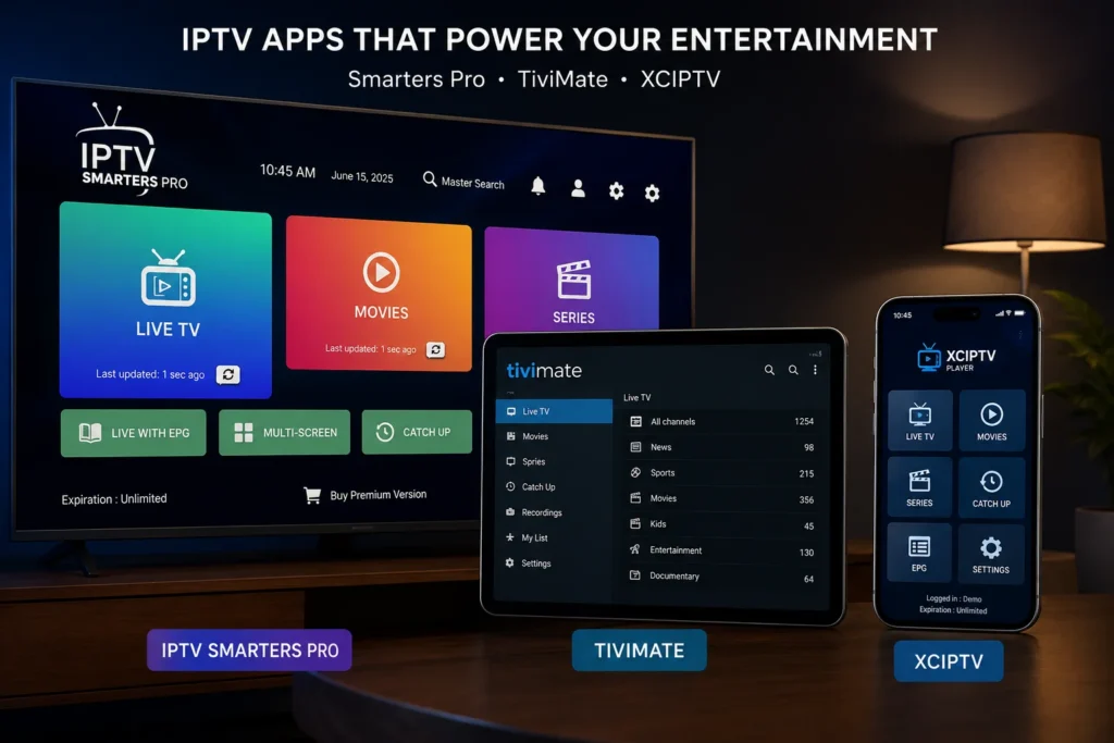 Dispositivos Compatíveis IPTV Portugal