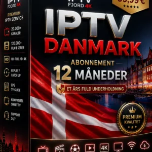 IPTV abonnement 12 måneder
